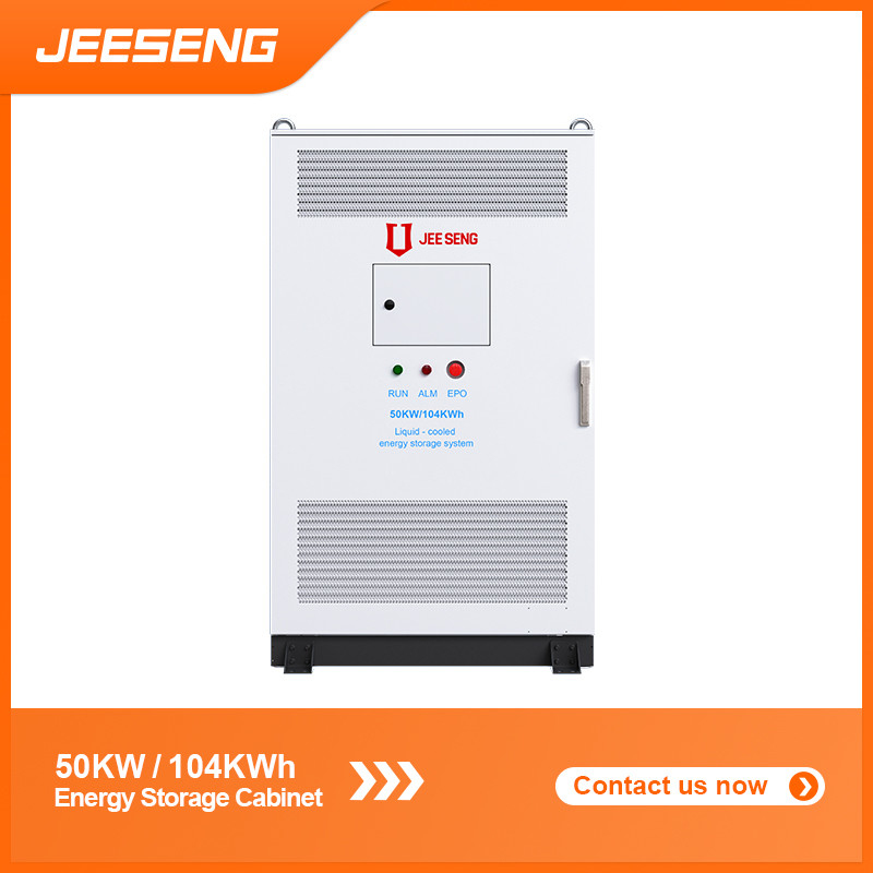 50KW 104KWh Liquid gekoelde energieopslagkas voor industrieel en commercieel energieopslagsysteem