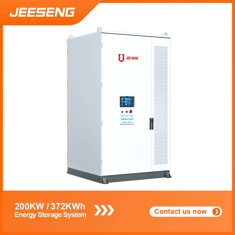 200 kW 372 kWh Vloeistofgekoelde energieopslagkas voor industriële en commerciële energieopslagsystemen