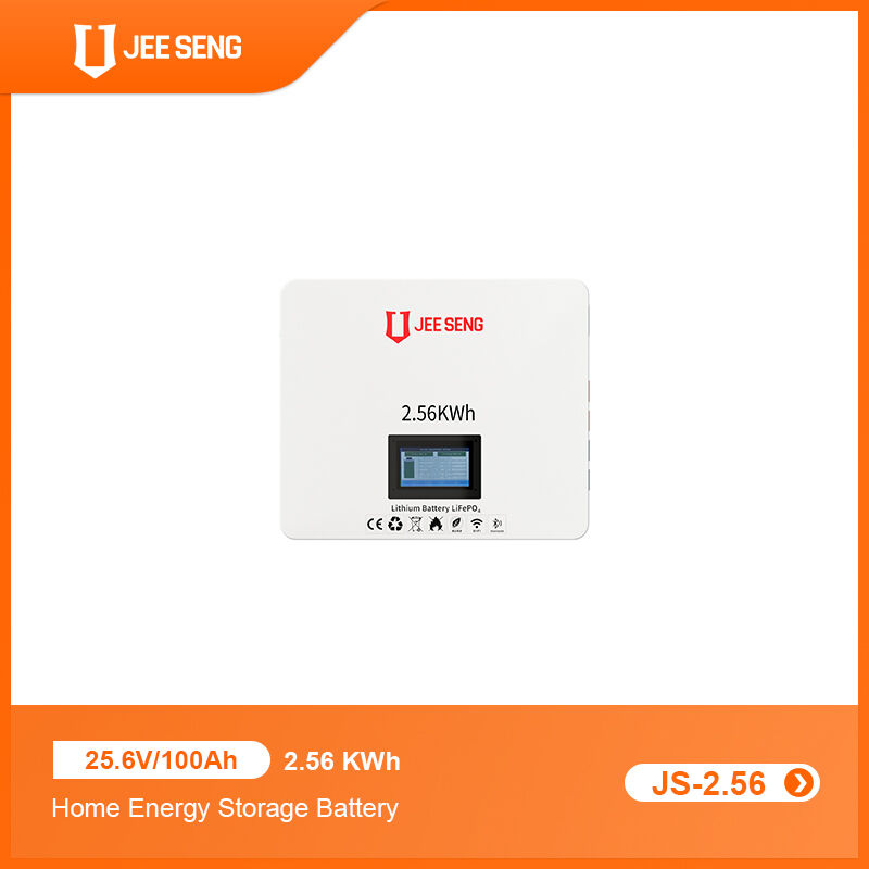 2.56KWh Huis Muuropgezet Energieopslag Systeem met geavanceerde BMS-technologie Voor Zonne-energiesysteem