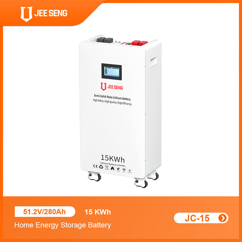 15KWH 48V 51.2V Lithiumbatterij voor huishoudelijk energieopslagsysteem met BMS met wielen