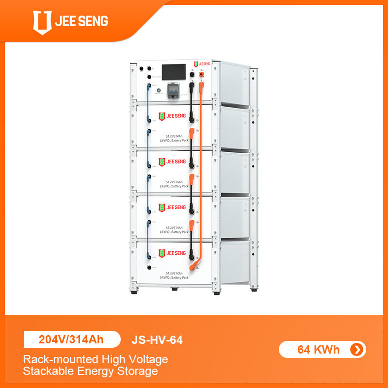 Rack-gemonteerde Stapelbare Lithiumbatterij voor Zonne-energie