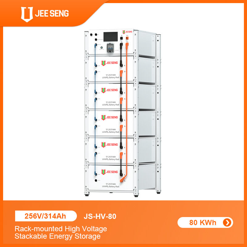 Rack-gemonteerde Stapelbare Lithiumbatterij voor Zonne-energie